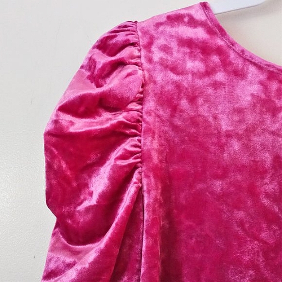 Marc New York Tops - 💘Marc New York Very Berry Velvetine Puff-Sleeve Top, Md.